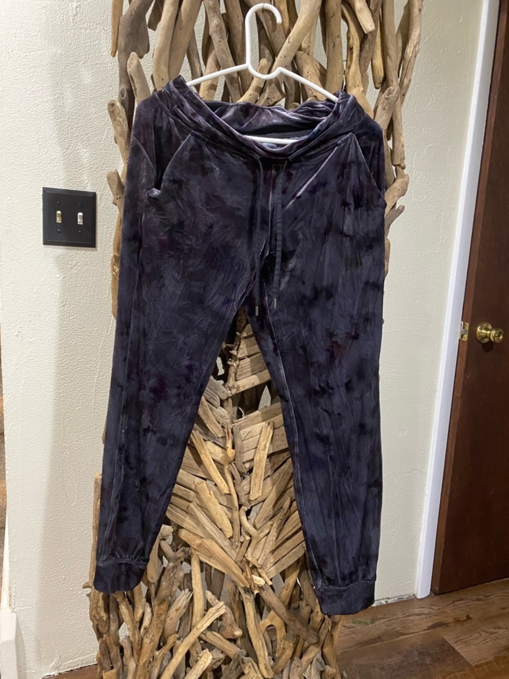 lululemon athletica Tie-Dye Black/Purple Lounge Joggers